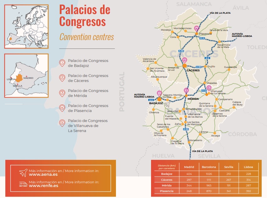Mapa Palacios Congresos