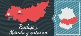 Guía Mérida, Badajoz y entorno